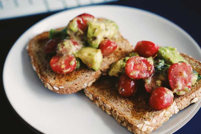 Avacado toast that looks way fancier than it needs to be