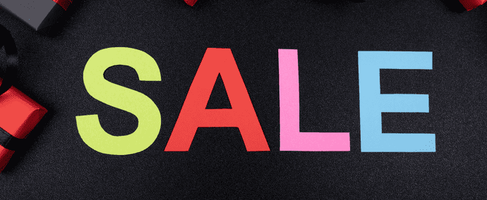 A simple sale sign